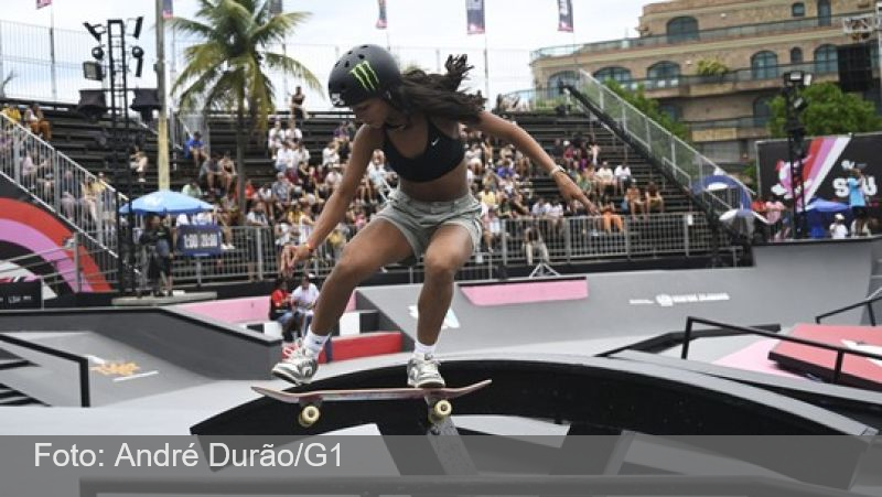 Rayssa Leal conquista o tri do skate street feminino no Rio